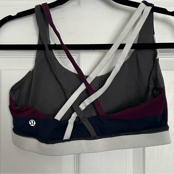 Striped Crossback Lululemon Bra Top - Picture 2 of 2